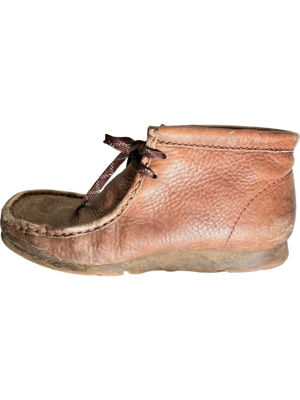 Clarks Original Mens 8.5M Shoes Brown Wallabee Goretex GTX Chukka Moccasin Boots